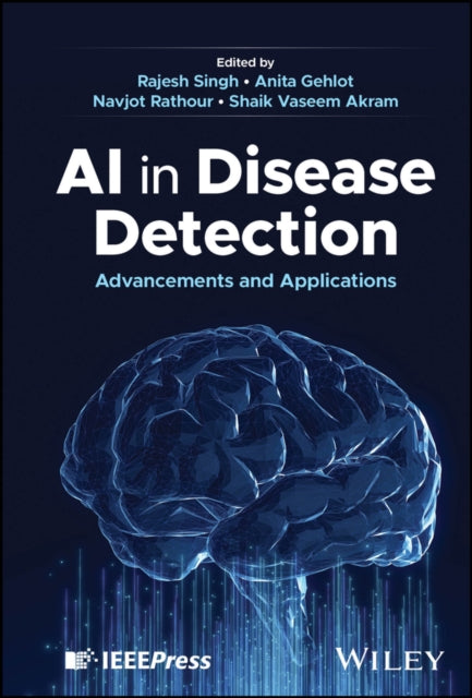 Book cover of: AI in Disease Detection. By: Rajesh Singh