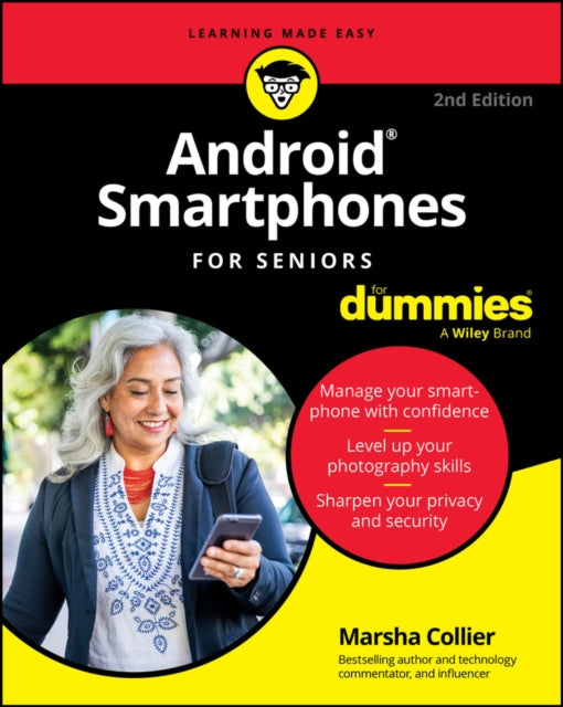 Book cover of: Android Smartphones For Seniors For Dummies. By: Marsha Collier