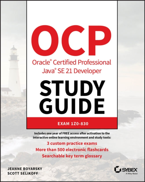 Book cover of: OCP Oracle Certified Professional Java SE 21 Developer Study Guide. By: Jeanne Boyarsky