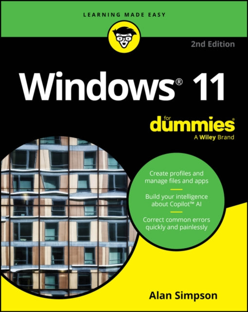 Book cover of: Windows 11 For Dummies, 2nd Edition. By: RATHBONE, ANDY