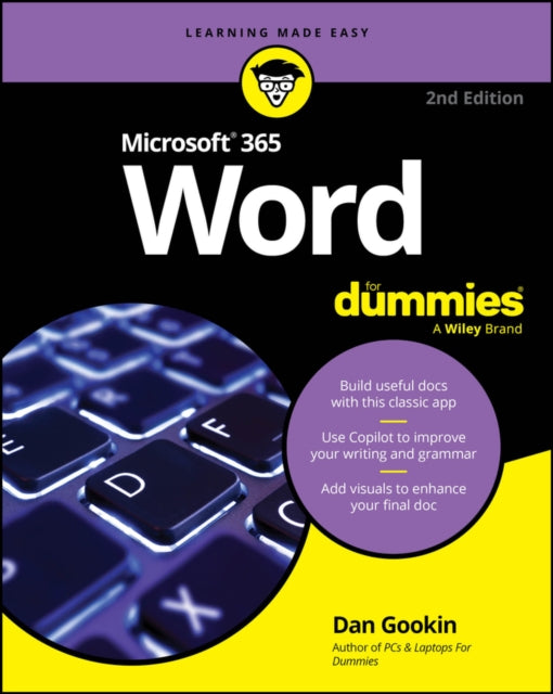 Book cover of: Microsoft 365 Word For Dummies. By: Dan Gookin