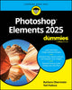 Book cover of: Photoshop Elements 2025 For Dummies. By: Barbara Obermeier