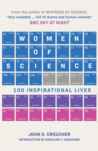 Book cover of: Women of Science. By: John S. Croucher