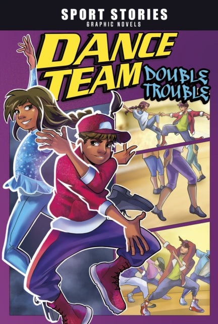 Book cover of: Dance Team Double Trouble. By: Jake Maddox