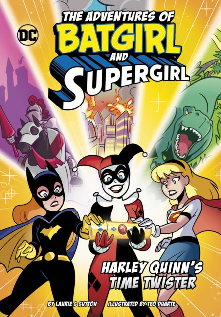 Book cover of: Harley Quinn’s Time Twister. By: Laurie S. Sutton
