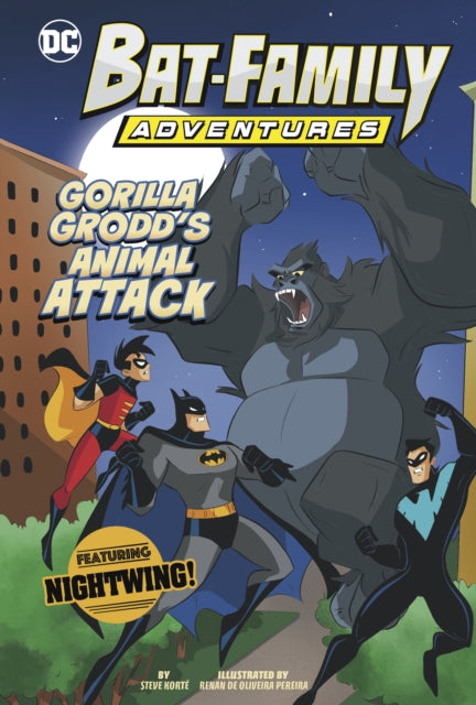 Book cover of: Gorilla Grodd’s Animal Attack. By: Steve Korté