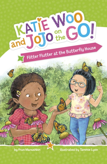 Book cover of: Flitter Flutter at the Butterfly House. By: Fran Manushkin