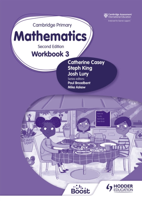 Book cover of: Cambridge Primary Mathematics Workbook 3 Second Edition. By: Catherine Casey