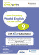 Book cover of: Cambridge Checkpoint Lower Secondary World English Teacher's Guide 9 with Boost Subscription. By: Monica Menon