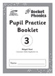 Book cover of: Reading Planet: Rocket Phonics – Pupil Practice Booklet 3. By: Abigail Steel