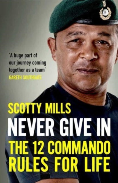 Book cover of: Never Give In. By: Scotty Mills
