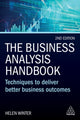 Book cover of: Business Analysis Handbook. By: Helen Winter