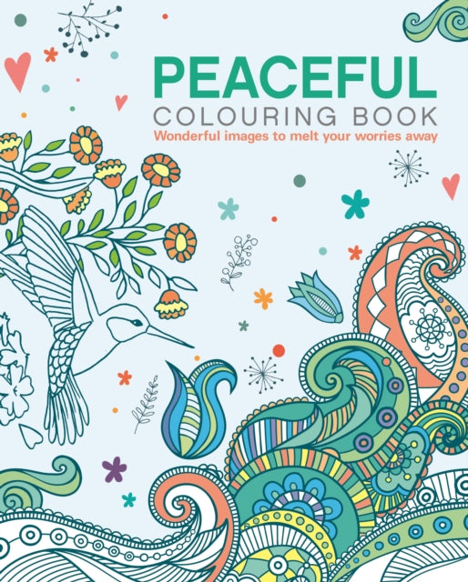 Book cover of: Peaceful Colouring Book