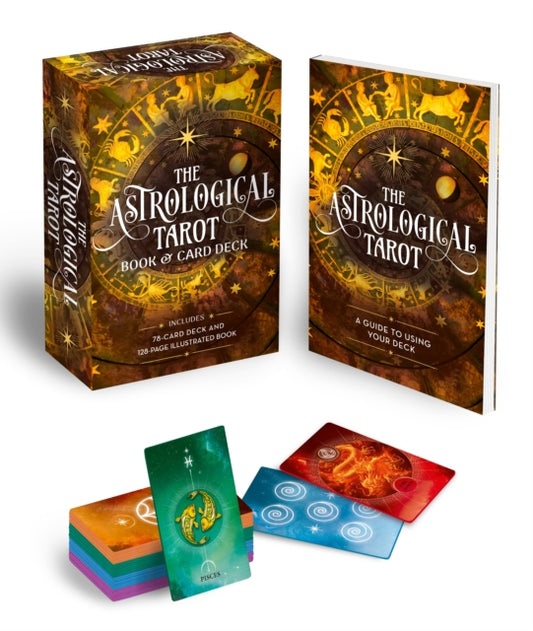 Book cover of: Astrological Tarot Book & Card Deck