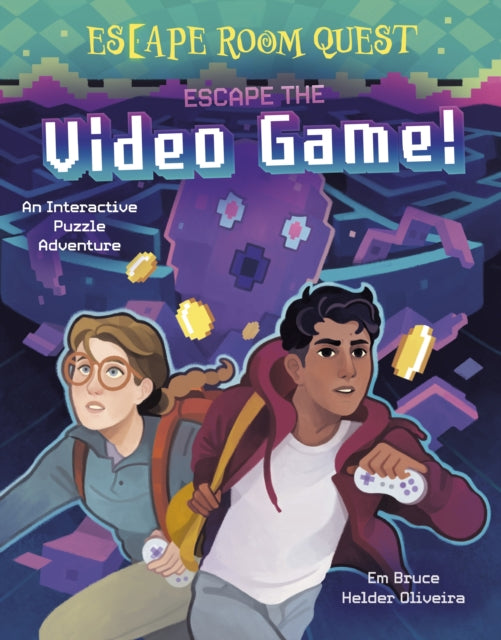 Book cover of: Escape Room Quest: Escape the Video Game!