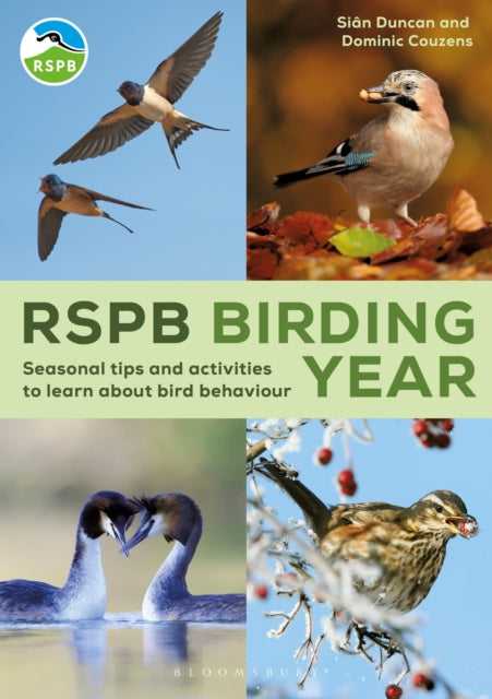 RSPB Birding Year, Seasonal tips and activities to learn about bird behaviour 9781399413428 Dominic Couzens