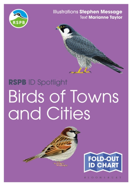 Book cover of: RSPB ID Spotlight - Birds of Towns and Cities. By: Marianne Taylor