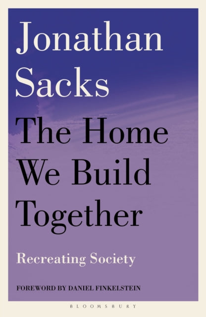 Book cover of: Home We Build Together. By: Jonathan Sacks