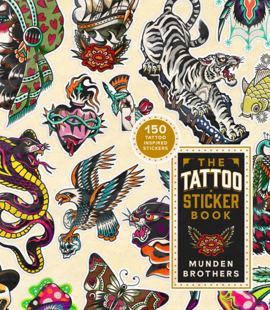 Book cover of: Tattoo Sticker Book. By: Megamunden