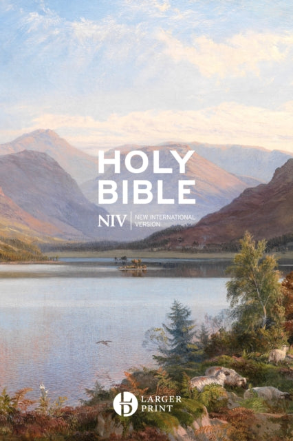 Book cover of: NIV Larger Print Gift Hardback Bible. By: New International Version