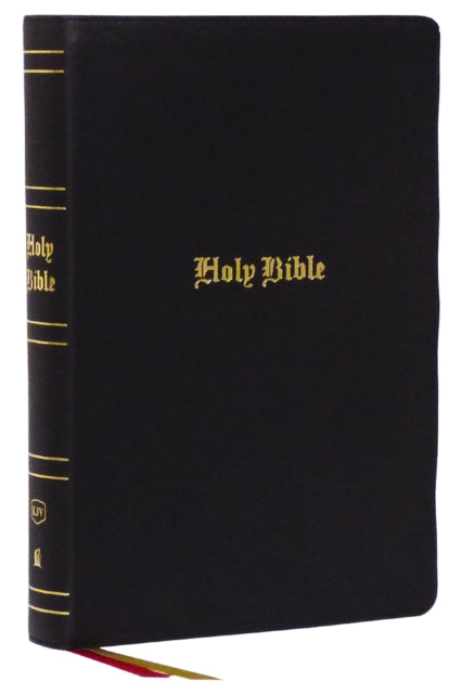 Book cover of: KJV Holy Bible: Super Giant Print with 43,000 Cross References, Black Genuine Leather, Red Letter, Comfort Print: King James Version. By: Zondervan Publishing Company