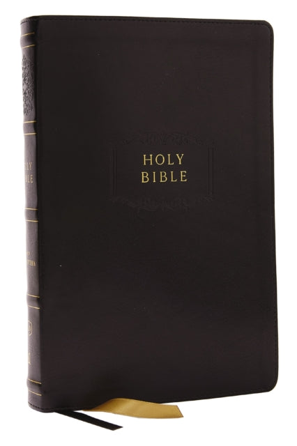 Book cover of: KJV Holy Bible with Apocrypha and 73,000 Center-Column Cross References, Black Leathersoft, Red Letter, Comfort Print (Thumb Indexed): King James Version. By: Zondervan Publishing Company