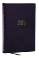 Book cover of: KJV Holy Bible: Compact Bible with 43,000 Center-Column Cross References, Black Hardcover, Red Letter, Comfort Print: King James Version. By: Zondervan