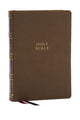 Book cover of: KJV Holy Bible: Compact Bible with 43,000 Center-Column Cross References, Brown Leathersoft, Red Letter, Comfort Print: King James Version. By: Zondervan