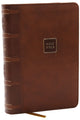 Book cover of: KJV Holy Bible: Compact with 43,000 Cross References, Brown Leathersoft, Red Letter, Comfort Print: King James Version. By: Zondervan Publishing Company