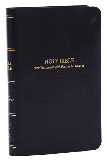 KJV Holy Bible: Pocket New Testament with Psalms and Proverbs, Black Leatherflex, Red Letter, Comfort Print: King James Version 9781400334841 Thomas Nelson