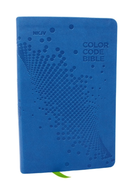 Book cover of: NKJV, Color Code Bible for Kids, Blue Leathersoft, Comfort Print. By: Zondervan