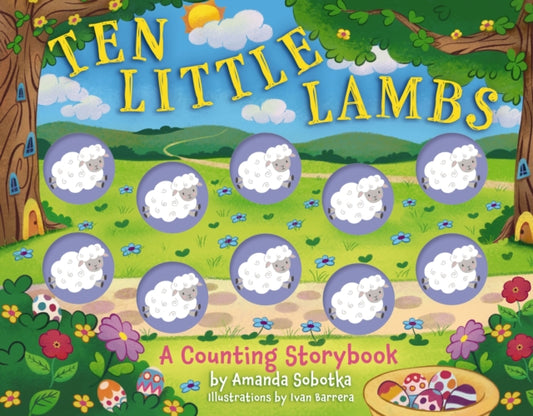 Book cover of: Ten Little Lambs. By: Amanda Sobotka