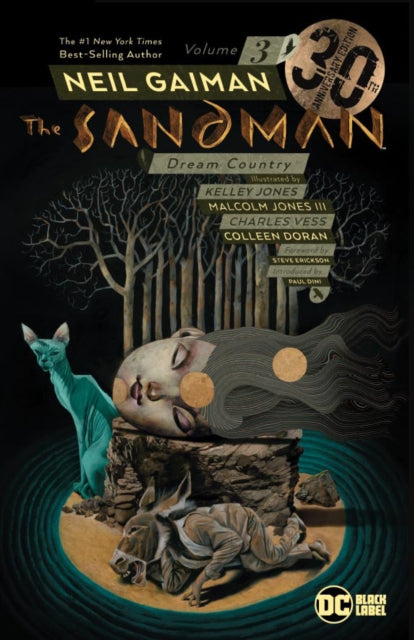 Sandman Volume 3, Dream Country 30th Anniversary Edition 9781401285487 Neil Gaiman