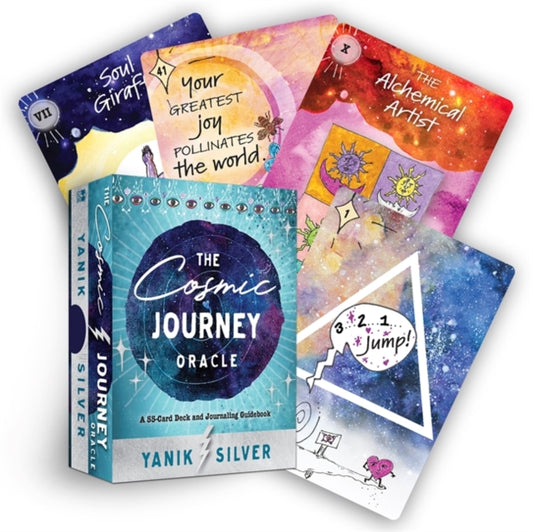 Book cover of: Cosmic Journey Oracle. By: Yanik Silver