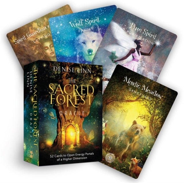 Sacred Forest Oracle, 52 Cards to Open Energy Portals of a Higher Dimension 9781401960452 Denise Linn