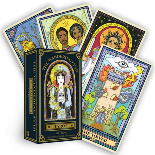 Book cover of: Wandering Star Tarot. By: Cat Pierce