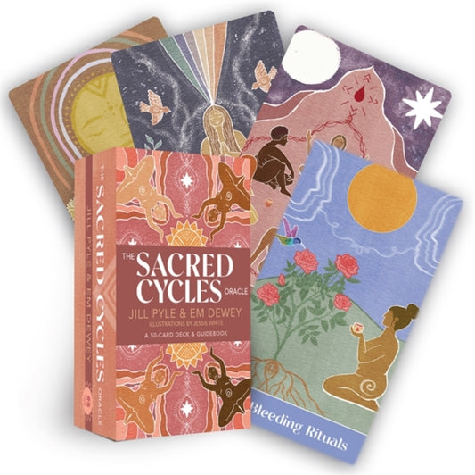 Book cover of: Sacred Cycles Oracle. By: Jill Pyle