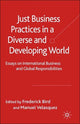 Book cover of: Just Business Practices in a Diverse and Developing World