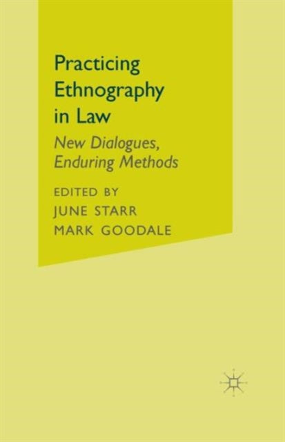 Book cover of: Practicing Ethnography in Law