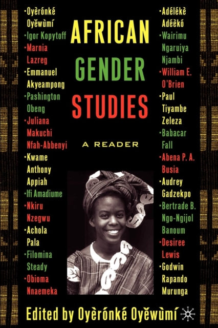 Book cover of: African Gender Studies. By: Oyèrónkẹ́ Oyěwùmí