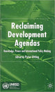 Book cover of: Reclaiming Development Agendas. By: Peter Utting