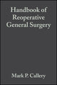 Book cover of: Handbook of Reoperative General Surgery