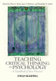 Book cover of: Teaching Critical Thinking in Psychology