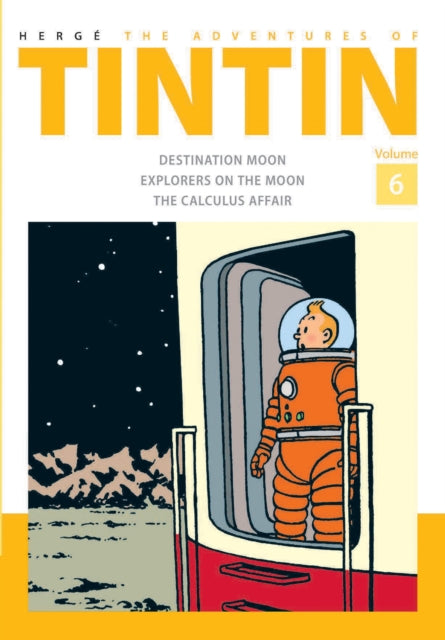 Book cover of: Adventures of Tintin Volume 6. By: Hergé