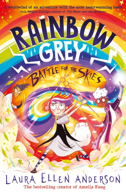 Book cover of: Rainbow Grey: Battle for the Skies. By: Laura Ellen Anderson