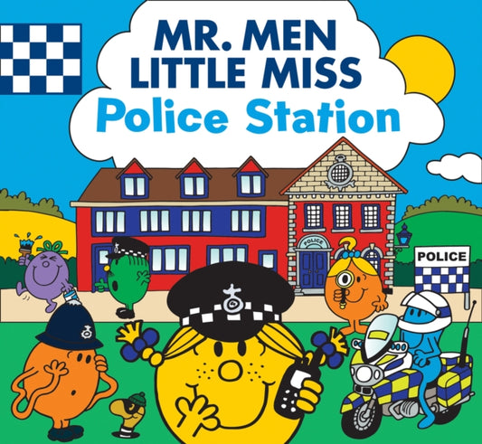 Book cover of: Mr. Men Little Miss Police Station. By: Adam Hargreaves