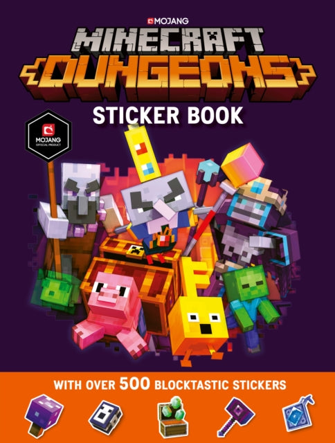 Minecraft Dungeons Sticker Book 9781405299701 Mojang