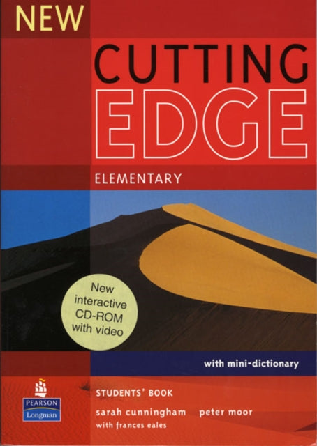 Book cover of: New Cutting Edge Elementary Students Book and CD-Rom Pack. By: Sarah Cunningham