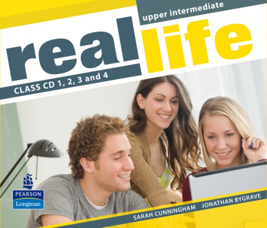Book cover of: Real Life Global Upper Intermediate Class CDs 1-4. By: Sarah Cunningham