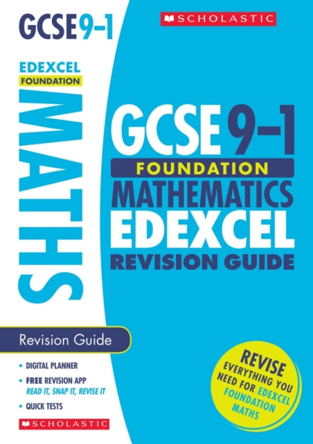 Book cover of: Maths Foundation Revision Guide for Edexcel. By: Catherine Murphy